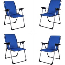 4''Lü Katlanır Lüks Kamp Ve Piknik Sandalyesi