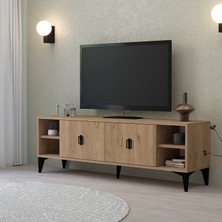 3507 Deren Tv Ünitesi 150  cm  Raflı Kapaklı Sepet