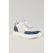 Velune Sabine Bej Deri Kadın Sneakers,  Deri, Günlük Ayakkabı, Spor Ayakkabı 25082
