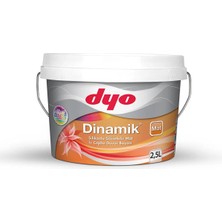 Dyo 2,5lt Dinamik Mat Silikonlu Silinebilir Iç Cephe Duvar Boyası (5160) Hercai