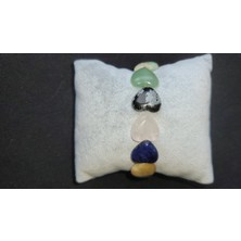 Medusa Spirit Kalp Formlu Pembe Kuvars, Lapis Lazuli, Aventurin, Morganit & Kar Tanesi Obsidyen Doğaltaş Bileklik – Aşk, Şans & Ruh Eşi Enerjisi | 10 Mm, 18 cm