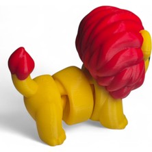 Deniz 3D Studio Hareketli Mini Aslan Figür
