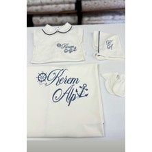4 Lü Isim Nakışlı Hastane Çıkışı Seti