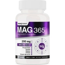 Green Farma Mag 365 Magnezyum Kompleks 60 Tablet
