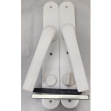 Pimapen Pvc Banyo Wc Kapı Kolu Beyaz Plastik