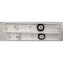 Pimapen Pvc Banyo Wc Kapı Kolu Beyaz Plastik
