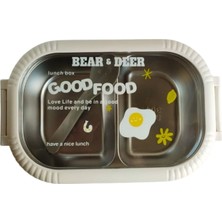 B&d Tek Katlı Iki Bölmeli Çelik Beslenme Kabı KA.BES009