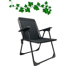 Katlanır Plastik Kollu Lüks Kamp Sandalyesi