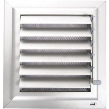 Plastik Menfez Banyo Wc Havalandırma Menfezi Panjur 35X35 cm