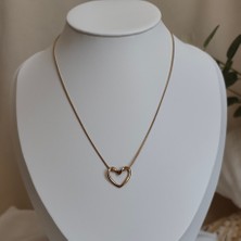 Çelik Heart Kolye