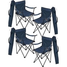 4 Adet Çantalı Katlanır Kamp Sandalyesi Rejisör