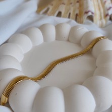 Çelik Yılan Zincir Bileklik