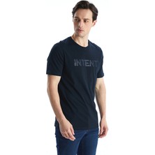 Lc Waikiki Yeni Sezon Bisiklet Yaka Baskili Penye Erkek Tisort - S58870Z8