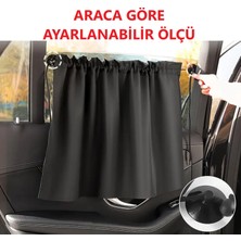 2 Adet Oto Yan Cam Perde Araç Arka Cam Güneşlik Bebek Çocuk Için Gölgelik Araba Perdesi