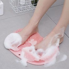 Banyo Dekoru Için Kelebek Tip Vantuzlu Silikon Ayak Duş Matı