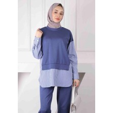 Kadın Oys Modal Kumaş Gömlekli Takım