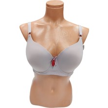 C Cup Telli Süngerli Içi Boş 3 Kopçalı Mikro Kumaş Toparlayıcı Sütyen