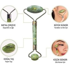 ForWhat Büro Ev Ofis Personel Yüz Bakımı Için 2parça Kutulu Çift Taraflı Roller Yeşim Taşı
