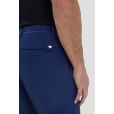 Antrasit - Siyah - Çizgili Slim Fit Erkek Pantolon - Şık ve Modern Kesim