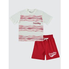 Civil Boys  Erkek Çocuk Takım 2-5 Yaş Kırmızı