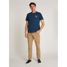 Tommy Hilfiger Mavi Erkek T-Shirt MW0MW38334DAF