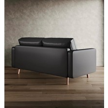 120  cm  Mini Koltuk, Suni Deri Koltuk, Kompakt Sevgili Koltuğu, Loveseat, Tv Koltuğu