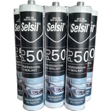 Selsil PU50 Profesyonel Mastik Gri 280ML