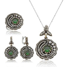Gümüş Otantik Bayan Set  SL2256