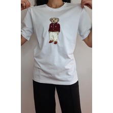 Ayıcık Teddy Nakışlı T-Shirt