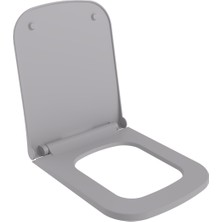 Bocchi Tutti Slim Klozet Kapağı Yavaş Kapanır Mat Gri A0334-006