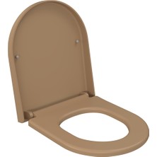 Bocchi Pure S Kısa Klozet Kapağı Mat Kaşmir A0302-011