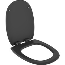 Bocchi Strata Klozet Kapağı Yavaş Kapanır Slim Mat Siyah A0500-004
