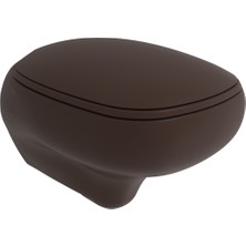 Bocchi Fenice Asma Klozet Mat Kahverengi 1166-025-0128 Kapak Hariç