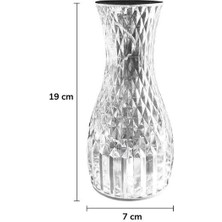Büro Ev Ofis Hediyesi Için USB Şarjlı 16MOD Işıklı Sürahi Masaüstü Kristal Akrilik Lamba
