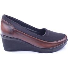 Mavişim 3334 Kadın Dolgu Topuk Strech Ayakkabı