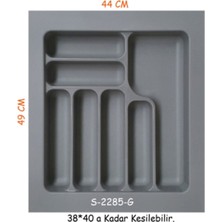 S-2285 Plastik Kaşıklık 50 cm Gri