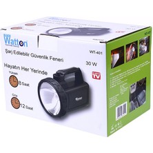 Büro Ev Ofis Iş Güvenliği Için Şarjlı Lamba 30W Kuvvetinde Işıklı Projeksiyon El Feneri