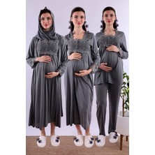 Tesettürlü Hamile Lohusa Set
