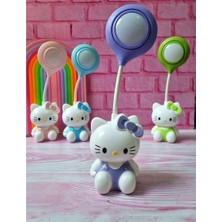 Sanrio Hello Kitty Tasarımlı Şarzlı Çocuk Odası Masa Lambası