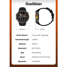 Harvox Rx-4 Watch Akıllı Saat Iphone ve Android Tüm Telefonlara Uyumlu