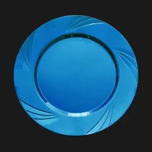 6lı Mika Tabak 10 Inç Mavi