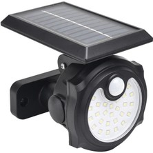 Powermaster SH-1705A 26 Ledli Sensörlü 3 Modlu Solar Indiksiyon Duvar Lambası