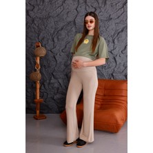 Hamile&lohusa Viskon Yumuşak Kumaş Pantolon