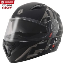 Scoyco Çene Açılır Kask FF-868 Space