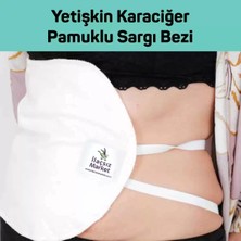 İlaçsız Market Sargı Bezi * Detoks, Mide, Göbek Düğmesi Için Hint Yağı Paketi Sargısı | Tekrar Kullanılabilir | %100 Sızdırmaz