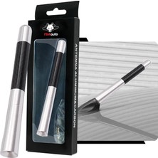 Volvo S80 Uygun Gri Karbon Fiber Desenli Çubuk Anten Oto Radyon Anteni Am Fm Spor Tip Kısa Anten