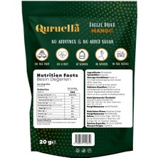 Freeze Dried Dondurularak Kurutulmuş Mango Cips