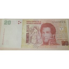 Arjantin 20 Pesos Çil