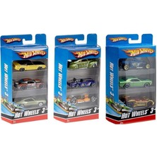 Hot Wheels 3' Li Araba Seti - Mavi Su Dünyası