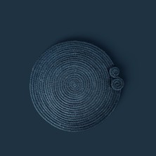 2 Adet 35  cm  Siyah Polyester Supla(As)